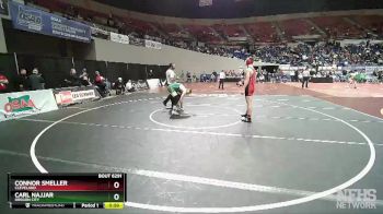 6A-160 lbs Cons. Round 2 - Connor Smeller, Cleveland vs Carl Najjar, Oregon City