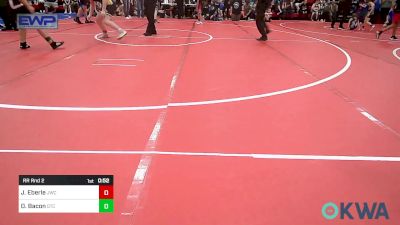 160 lbs Rr Rnd 2 - Jenna Eberle, Jay Wrestling Club vs Drew Bacon, Grove Takedown Club