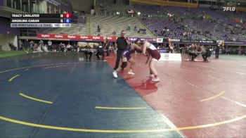 180 lbs 2nd Wrestleback (16 Team) - Tracy Linklater, Schreiner University vs Angelina Caban, Elmira College
