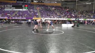 285 lbs Semis (4 Team) - Antonio Garcia, Corban University vs Eli Criblez, Doane University