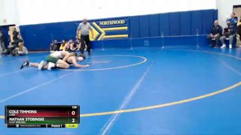 138 lbs Round 5 - Cole Timmons, Lake vs Nathan Stobinski, Clay Oregon