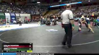 141 lbs Semifinal - Rebecca Strong, Marquette vs Ashlan Thompson, Willard