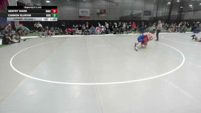 143.7-156.1 lbs Champ. Round 1 - Cannon Klukvin, Kansas vs Gentry Ward, Red Ryder Wrestling Club