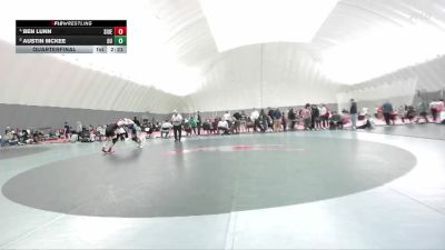 141 lbs Quarterfinal - Austin Mckee, Unattached Ohio vs Ben Lunn, SIU Edwardsville