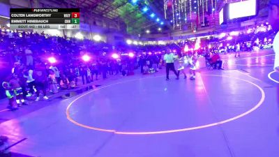 66 lbs Quarterfinal - Colten Langworthy, Watford City Wolves vs Emmett Hinebauch, Chinook Wrestling Club