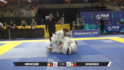 Leo Kalik Miller vs David Ray Klimek 2025 Pan Jiu Jitsu IBJJF Championship