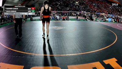 3A 165 lbs Champ. Round 1 - Zach Eneas, Lapwai vs Tanner Cagle, Nampa Christian
