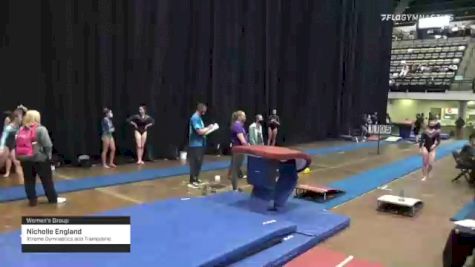Nicholle England - Women's Group, Xtreme Gymnastics and Trampoline - 2021 Women's Xcel Region 4 Championships