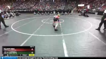 D3-113 lbs 1st Place Match - Co`Ji Campbell, Ken. St. Joseph Cath. Ac. vs Elliott Biba, Iowa-Grant/Highland