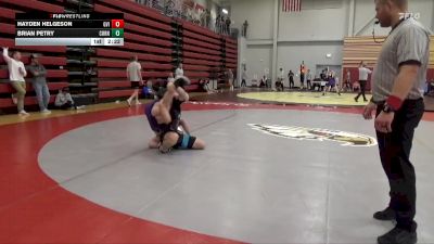 165 lbs Semifinal - Brian Petry, Cornell College vs Hayden Helgeson, Grand View (Iowa)