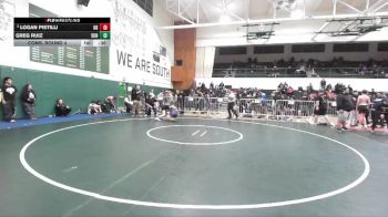 144 lbs Cons. Round 4 - Greg Ruiz, Sonora (La Habra) vs Logan Pistilli, Huntington Beach