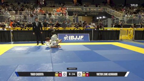 Yago Caserta vs Viktor Zane Alvarado 2025 Pan Kids Jiu-Jitsu IBJJF Championship