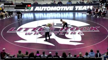 149 lbs Brock Herman, Little Rock vs Josh Edmond, Missouri