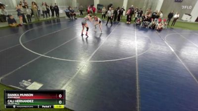 125 lbs Semifinal - Cali Hernandez, Salem Hills vs Danika Munson, Northridge