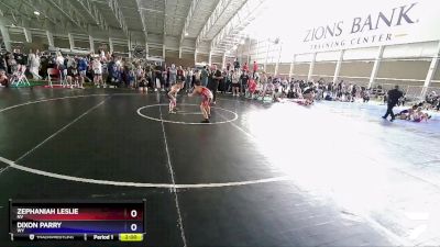 93 lbs Round 1 - Zephaniah Leslie, NV vs Dixon Parry, WY