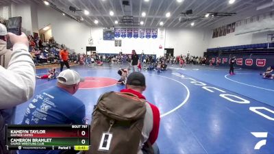 62 lbs Cons. Round 4 - Kamdyn Taylor, Eastside United vs Cameron Bramlet, Casper Wrestling Club