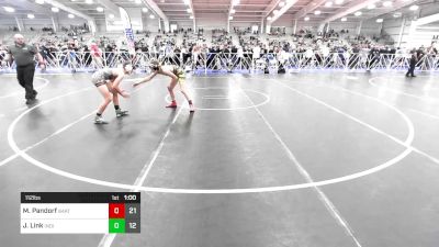 112 lbs Rr Rnd 3 - Maksim Pandorf, 84 Athletes vs Jr Link, Indiana Outlaws Maroon