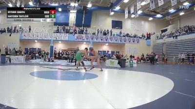 157 lbs Cons. Round 6 - Ryder Smith, Mountain Home vs Hayden Taylor, Syracuse