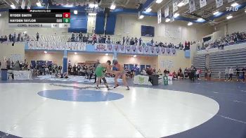 157 lbs Cons. Round 6 - Ryder Smith, Mountain Home vs Hayden Taylor, Syracuse