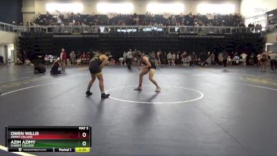 149 lbs Cons. Round 3 - Owen Willis, Sierra College vs Azim Azimy, Chabot College