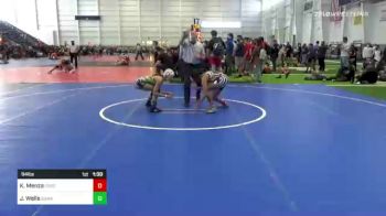 94 lbs Quarterfinal - Kyler Menza, Ford Dynasty WC vs Jillian Wells, Egwa