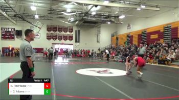 127 lbs Champ. Round 1 - Olivia Adams, Deep Creek vs Naima Rodriguez, Fauquier