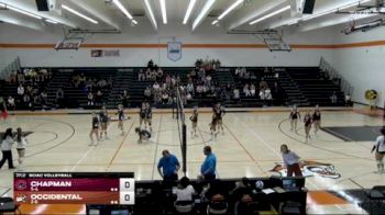 Replay: Chapman vs Occidental | Sep 27 @ 4 PM