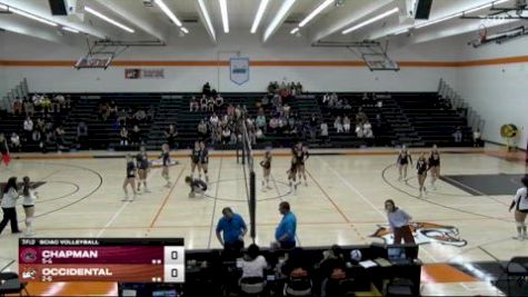 Replay: Chapman vs Occidental | Sep 27 @ 4 PM