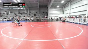 105 lbs Rr Rnd 2 - Christian Hill, Warhawks vs Dominic Masciantonio, Broad Axe Green