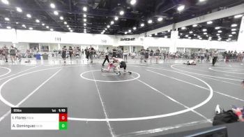95 lbs Quarterfinal - Isaiah Flores, Pounders WC vs Aceyn Dominguez, Desert Dogs WC