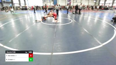 138 lbs Round Of 128 - Thomas Verrette, OK vs Austin Green, NC