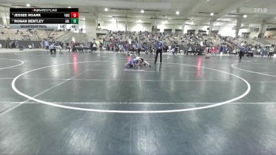 75 lbs Quarterfinal - Ronan Bentley, Iron Knights vs Jessee Roark, Vikings Wrestling Club
