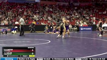 2A-195 lbs Semifinal - CJ Carter, Glenwood vs CJ Hisler, Webster City