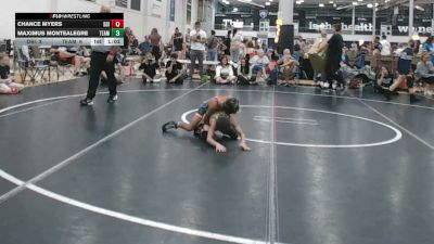57 lbs Semifinal - Chance Myers, Diamond State Inferno - EL vs Maximus Montealegre, Team Stay Ready - EL