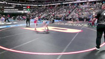 G110-4A Quarterfinal - Kyler Kissell, Arvada Girls vs Madison McElmeel, Severance Girls