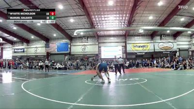 138 lbs Semifinal - Manuel Saldate, SLAM! Nevada vs Wyatte Nicholson, Liberty