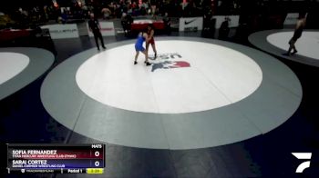 135 lbs Quarterfinal - Sofia Fernandez, Titan Mercury Wrestling Club (TMWC) vs Sarai Cortez, Daniel Cormier Wrestling Club