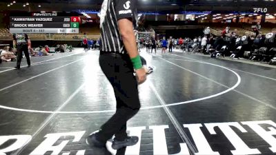 157 lbs 3rd Place Match - Kawayran Vazquez, Jesuit vs Brock Weaver, Camden County