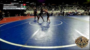 100 lbs Rr Rnd 3 - Jayci Thompson, Little Axe Takedown Club vs Elizabeth Thompson, Team Of Hard Knox