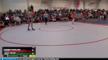 132 lbs Cons. Round 2 - Owen Miller, Hayden vs Hayden Moreland, Palisade