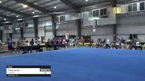 Faye Jones - Floor, USAGAW - 2021 Region 1 Women's Championships