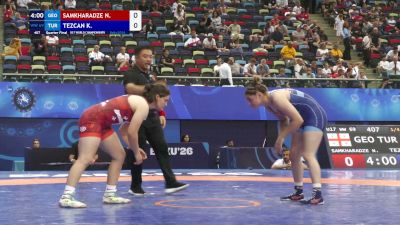 69 kg 1/4 Final - Nino Samkharadze, Georgia vs Kiymet Tezcan, Turkiye