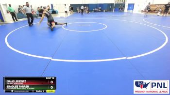 160 A Round 1 - Bradlee Farrer, Sanderson Wrestling Academy vs Isaias Jimenez, Valiant Wrestling