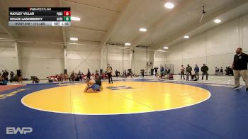 170 lbs Rr Rnd 5 - Hayley Villar, Ponca City LadyCat Wrestling vs Khloe Lasenberry, Guthrie