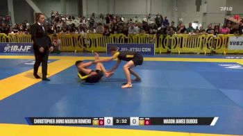 Mason James DuBois vs Christopher Jhing Mabilin Romero 2025 American National IBJJF Jiu-Jitsu Open Championship