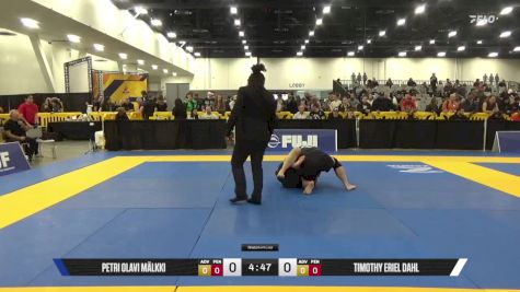 Timothy Eriel Dahl vs Petri Olavi Mälkki 2025 World IBJJF Jiu-Jitsu No-Gi Championship