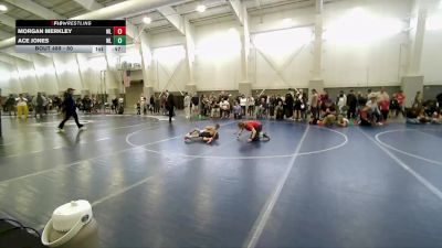 50 lbs Cons. Semi - Morgan Merkley, Uintah Wrestling vs Ace Jones, Brothers Of Steel Wrestling
