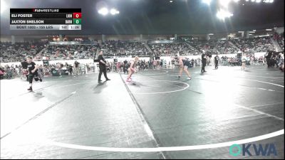 155 lbs Round Of 32 - Eli Foster, Lions Wrestling Academy vs Jaxton Snelson, Barnsdall Youth Wrestling