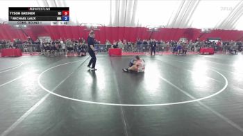 132 lbs Cons. Round 1 - Tyson Greiner, Weigh-in Club vs Michael Laux, Askren Wrestling Academy