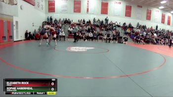 155 lbs Cons. Round 2 - Sophie Habermehl, Vermillion vs Elizabeth Rock, Field